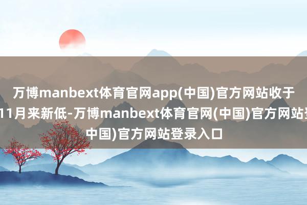 万博manbext体育官网app(中国)官方网站收于2023年11月来新低-万博manbext体育官网(中国)官方网站登录入口