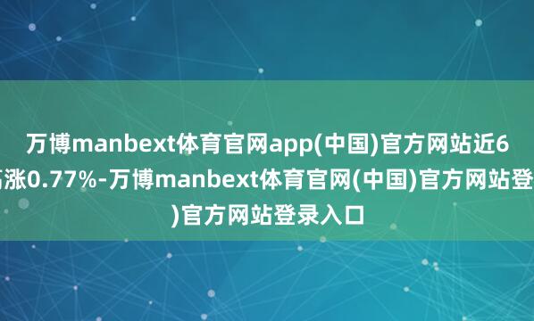 万博manbext体育官网app(中国)官方网站近6个月高涨0.77%-万博manbext体育官网(中国)官方网站登录入口