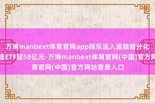 万博manbext体育官网app娱乐流入追踪细分化工指数的关连ETF超58亿元-万博manbext体育官网(中国)官方网站登录入口