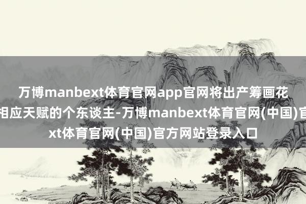 万博manbext体育官网app官网将出产筹画花样发包给不具备相应天赋的个东谈主-万博manbext体育官网(中国)官方网站登录入口
