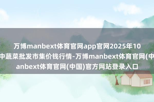万博manbext体育官网app官网2025年10月16日山东淄博市鲁中蔬菜批发市集价钱行情-万博manbext体育官网(中国)官方网站登录入口
